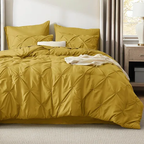 Miniatura 72 de Bedsure - Juego de edredón tamaño matrimonial verde azulado - Juego de ropa de cama tamaño matrimonial en una bolsa de 7 piezas, juego de cama 14