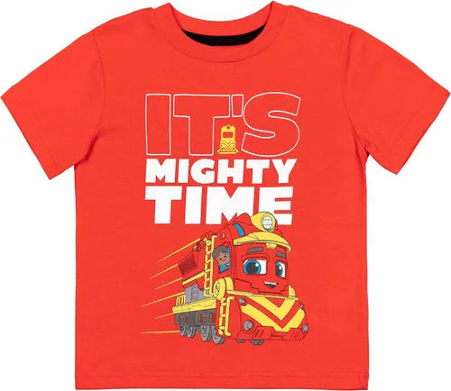 Miniatura 2 de Mighty Express Nate Brock Milo - Camiseta de manga corta para niños (2 unidades)