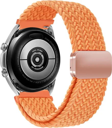 Miniatura 16 de Correa de nailon compatible con Samsung Galaxy Watch 7/6/5/4/FE 1.732 in 1.575 in/Galaxy Watch 5 Pro 1.772 in/Watch 4/6 Classic 1.850 in 1.811 in