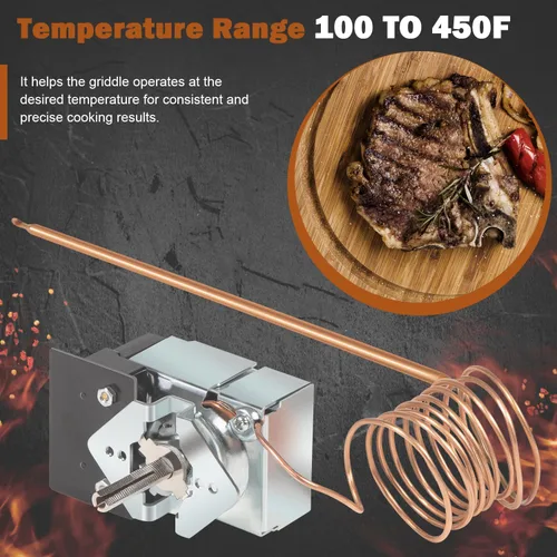 Miniatura 4 de Control de termostato eléctrico SA-465-36 actualizado para Star 2T-Z5958 STAR MFG 2T-Z5958 STAR MFG Z5958 AllPoints 46-1368, temperatura 100-450F