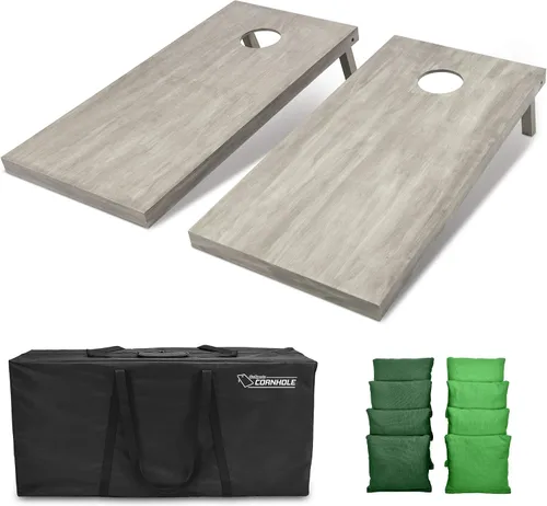 Miniatura 54 de GoSports Juego de tablas de cornhole de madera de tamaño reglamentario de 4 x 2 pies, incluye funda de transporte y bolsas de frijoles