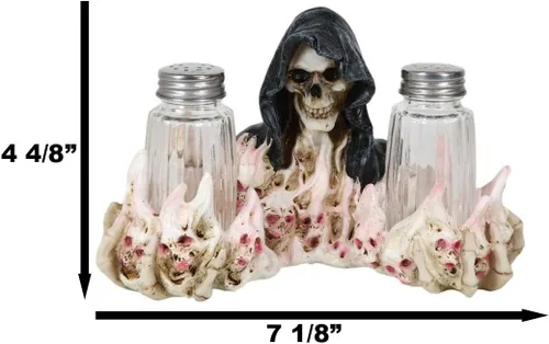 Miniatura 2 de Ebros Gift Juego de figuras góticas del Día de los Muertos con almas condenadas en el lago de fuego del infierno, juego de figuras de 5.5 pulgadas