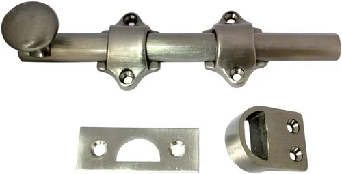 Miniatura 21 de QCAA Perno de puerta holandés de latón macizo, 36 ", latón pulido lacado, 1 paquete, hecho en Taiwán 35.8 in - Latón pulido lacado