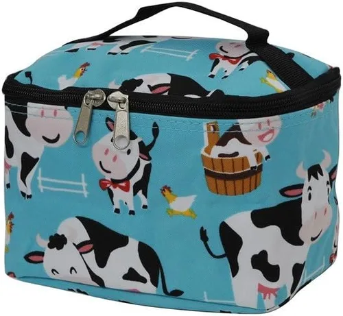 Miniatura 36 de NGIL Bolsa de cosméticos de viaje, bolsa organizadora de maquillaje para mujeres y niñas, Azul Rey Diamantina, Casual