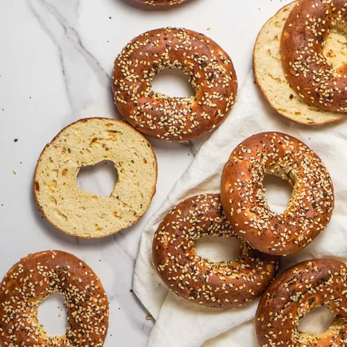 Miniatura 4 de Hero Todo en Uno Bagel - 5g de carbohidratos netos, 17g de proteína, alta en fibra, 140 calorías por porción (2 paquetes (10 bagels))