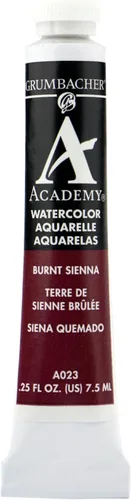 Miniatura 16 de Grumbacher Academy - Pintura de acuarela, 0.25 onzas, tono medio rojo cadmio (A029)