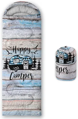 Miniatura 27 de HOSIMA Saco de dormir de mariposa para adultos y niños para campamento, saco de dormir ultraligero gótico negro para clima frío y verano.