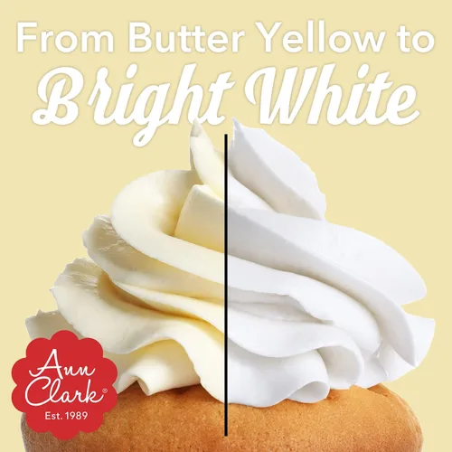 Miniatura 5 de Ann Clark Bright White Gel colorante para alimentos, extra grande, 13.5 onzas, grado profesional, fabricado en Estados Unidos