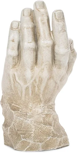 Miniatura 5 de Joseph's Studio de Roman Inc., en la palma de su mano, colección de jardín, estatua religiosa, santa familia, memorial, ángel, santo