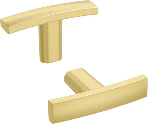 Miniatura 19 de homdiy Paquete de 10 manijas de gabinete de latón antiguo con agujero central de 3 pulgadas, aleación de zinc resistente, tiradores de cajón de arco