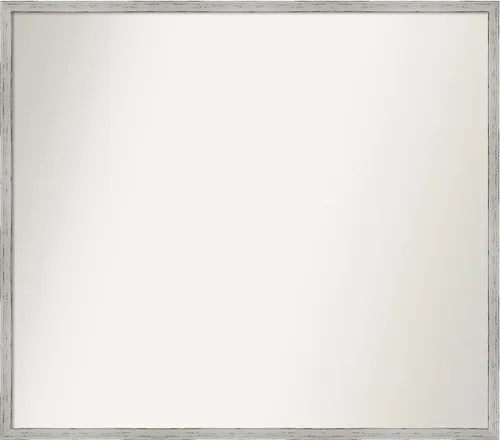 Miniatura 420 de Amanti Art Espejo de baño blanco para sobre el fregadero, 32 x 45 pulgadas, espejo de tocador rectangular blanco esbelto, marco de madera moderno