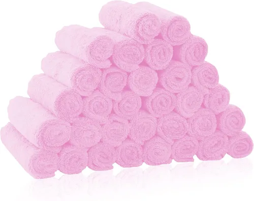 Miniatura 7 de Paquete de 16 paños para bebé, forro polar coral de lujo, extra absorbentes y suaves, para recién nacidos, bebés y niños pequeños, adecuados
