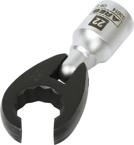ARES 33014 - Llave flexible para patas de gallo de 1/2 pulgada - Llave Crowfoot de 12 puntos de 0.866 in (7/8 pulgadas) - Cabezal flexible de 180