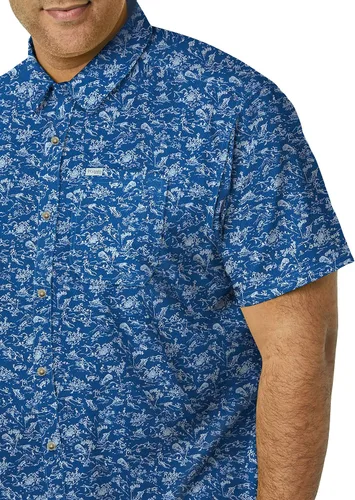 Miniatura 3 de PFG Super Slack Tide Camp - Camiseta para hombre, color gris