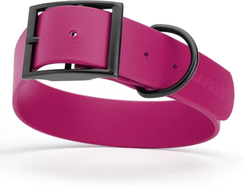 Miniatura 38 de Dogline Biothane - Collar impermeable para perro con hebilla de liberación rápida, resistente cincha de nailon recubierta con resistente y a prueba