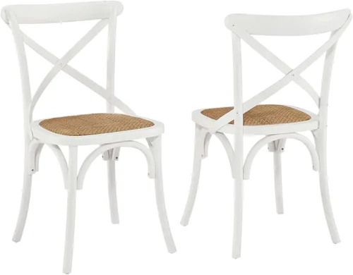 Miniatura 15 de Modway Gear - Sillas de comedor rústicas y modernas, de madera de olmo, dos sillas de comedor
