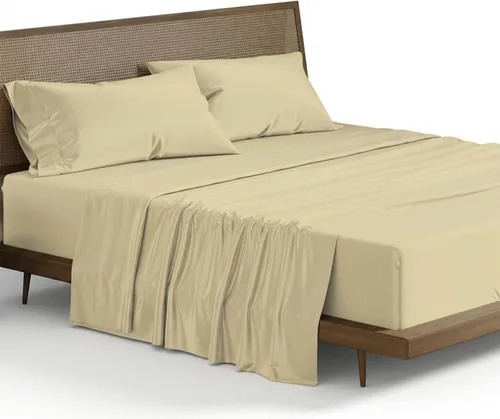 Miniatura 47 de THREAD SPREAD Sábanas 100% Algodón Egipcio Tamaño Twin - 800 Alto Número de Hilos 3 Piezas Sábanas Twin Extra Largas para Dormitorio, Bolsillo