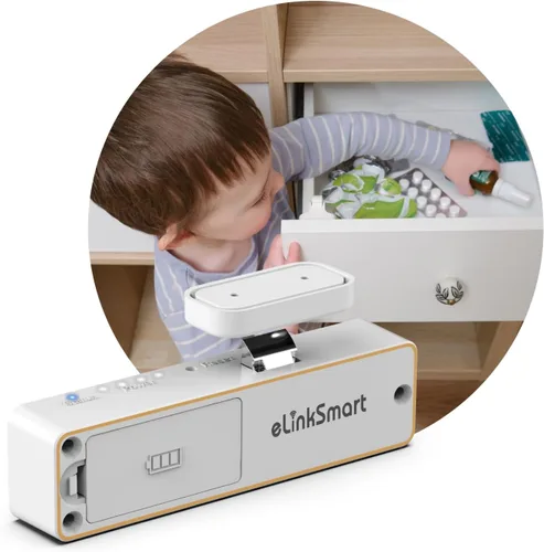Miniatura 4 de Cerradura inteligente para gabinete con control remoto inalámbrico, contraseña de huellas dactilares eLinkSmart RFID NFC bloqueo de seguridad
