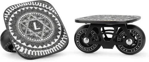 Miniatura 2 de FreeSkates Patines Portátiles de Deriva para Carretera con Plataforma de Aleación de Aluminio Antideslizante, Patineta Dividida con Ruedas de PU