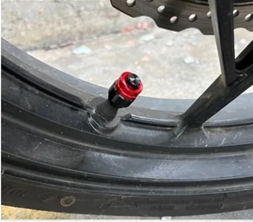 Miniatura 6 de Tapa de válvula de neumático con soporte lateral para BMW F850GS F750 GS F 850 GS F750GS F750GS F850 GS F 750 GS 2018 2022 (Color A negro)