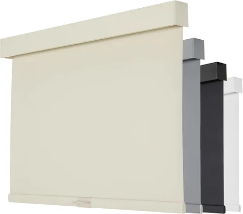 Miniatura 29 de Persilux Persianas enrollables opacas inalámbricas para ventanas, parada libre con cenefa, persianas de tela con aislamiento térmico, protección UV