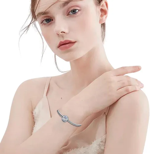 Miniatura 3 de Dijes de piedra natal de amor con corazón calado para pulseras y collares, plata de ley 925 con circonita cúbica 5A, regalos de joyería para mujeres
