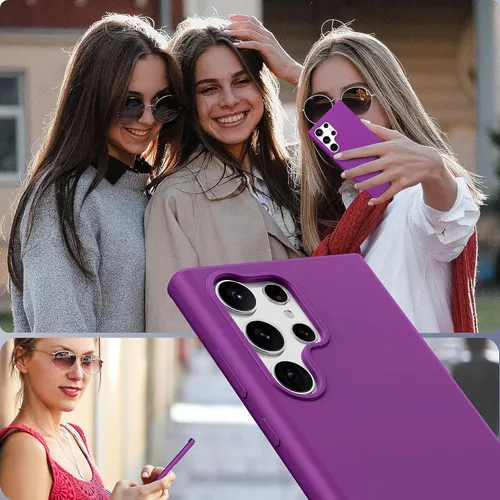 Miniatura 4 de Funda para Galaxy S22 Ultra Phone Case, Funda de silicona para S22 Ultra Hard PC Silicona Suave Samsung Galaxy S22 Ultra Funda protectora Slim Fit