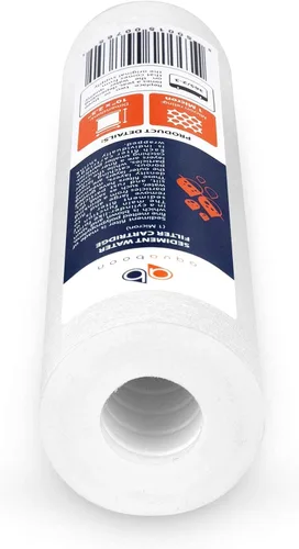 Miniatura 3 de Aquaboon cartucho de filtro de agua de sedimento ranurado, 10 pulgadas, para cualquier unidad estándar RO