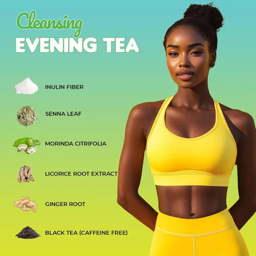 Miniatura 4 de Skinny Teas - Palitos de té instantáneo, té de noche limpiador, 14 unidades, mezcla de desintoxicación de hierbas con colon y hierbas limpiadoras