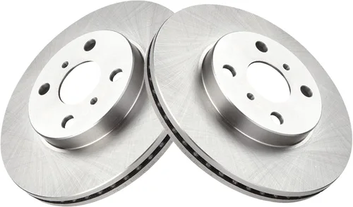 Miniatura 7 de TRQ Rotor de freno de disco delantero y pastillas de freno de cerámica con líquido de frenos y kit de limpiador compatible con Scion xA 2004-2006