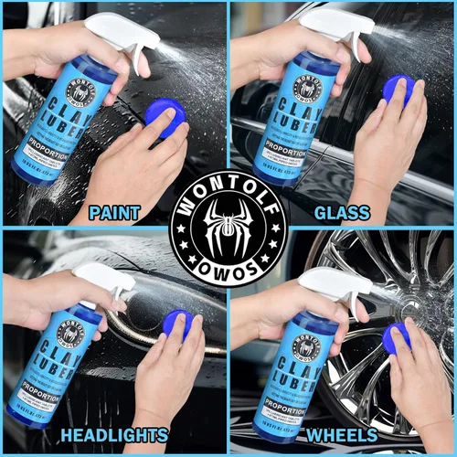 Miniatura 4 de Wontolf Paquete de 10 barras de arcilla para detalles automáticos, kit de barra de arcilla mágica de grado prémium con capacidad de lavado y Azul