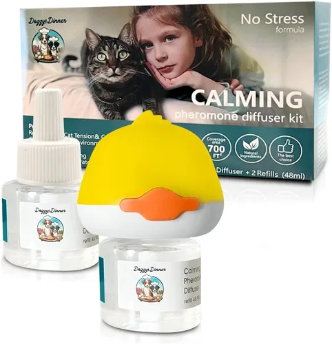 Difusor calmante para gatos para aliviar el estrés - Spray disuasorio natural para gatos para reducir el estrés, la pulverización y el