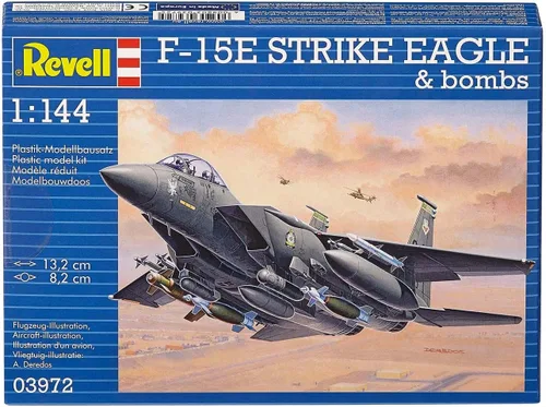 Miniatura 2 de Revell Alemania 03972 1/144 F-15E Strike Eagle - Kit