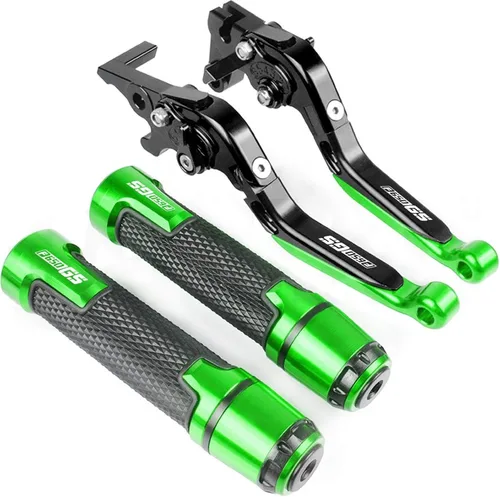 Para BMW F650GS F 650GS 2000 2001 2002 2003 2004 2005 F 650 GS motocicleta CNC palanca de embrague de freno + manillar de 0.866 in (color : 10)
