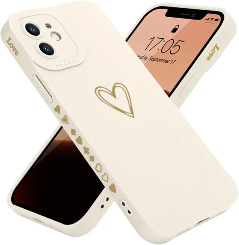 Miniatura 13 de Teageo Funda compatible con iPhone 12 Pro Max de 6.7 pulgadas para mujeres y niñas, bonito corazón de lujo