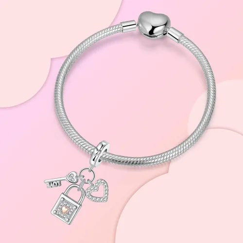 Miniatura 299 de Dije de girasol con diseño de estrella y luna y elefante para pulsera, collar de plata de ley 925, dijes de corazón de amor para mujer, regalo