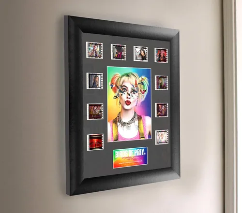 Miniatura 2 de Trend Setters Aves de presa - Harley Quinn - Presentación de mini montaje FilmCells de 11 x 13 pulgadas - Con diez (10) clips de película de 1.378