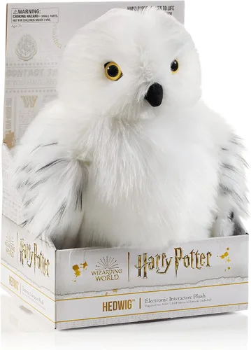 Miniatura 7 de The Noble Collection Marioneta de peluche interactiva electrónica Hedwig