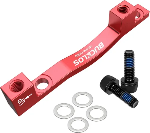 Miniatura 12 de BUCKLOS PM/es Adaptador de montaje de pinza de freno de disco delantero 180/7.992 in Accesorios de piezas de engranajes, adaptador de rotor