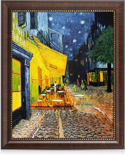 Miniatura 78 de Serie de pinturas de Vincent Van Gogh (favoritos). Reproducción de arte clásico de Van Gogh, impreso en lienzo Noche estrellada