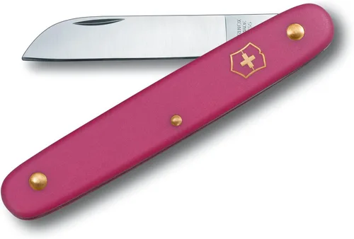 Blumenmesser, gerade Klinge, 2.165 in, rosa, Blister
