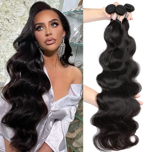 Miniatura 10 de Cabello humano ondulado con cierre de encaje HD de 10 pulgadas, 100% cabello humano virgen brasileño, ondulado, cierre de encaje transparente 4x4