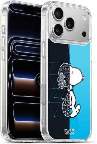 Miniatura 340 de Head Case Designs Funda de gel con licencia oficial de Peanuts Snoopy & Woodstock Halfs and Laughs [protección de grado militar] compatible