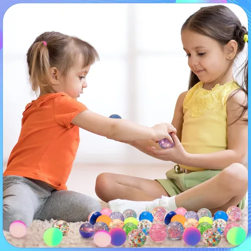 Miniatura 7 de Ayfjovs 20 bolas hinchables de 5 estilos, bolas de goma de 1.260 in, pequeñas bolas inflables para recuerdos de fiesta de niños, premios, bolsas