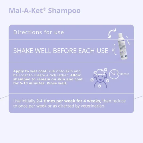 Miniatura 3 de Mal-A-Ket Champú para perros y gatos, 8 oz