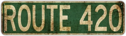 Miniatura 8 de Eletina Letrero de metal retro con texto en inglés "Margarita Way Street", para decoración de pared, para el hogar, cueva, garaje, bar, decoración M1