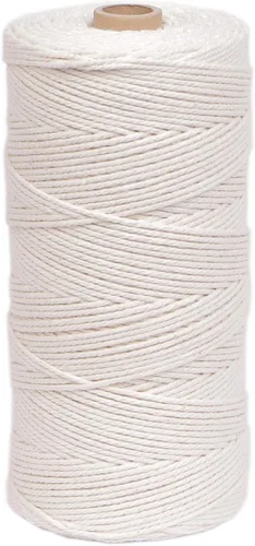 Miniatura 7 de Cuerda de algodón para carniceros de 656 pies, cuerda de cocina de 0.079 in, segura para alimentos para panaderos, carne y asado, envoltura