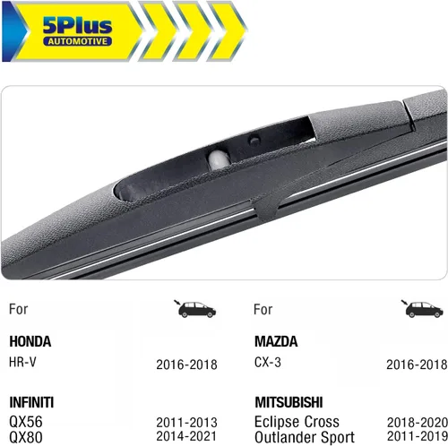 Miniatura 2 de 5 PLUS® - Repuesto de escobilla de 10 pulgadas para limpiaparabrisas trasero (10-B)
