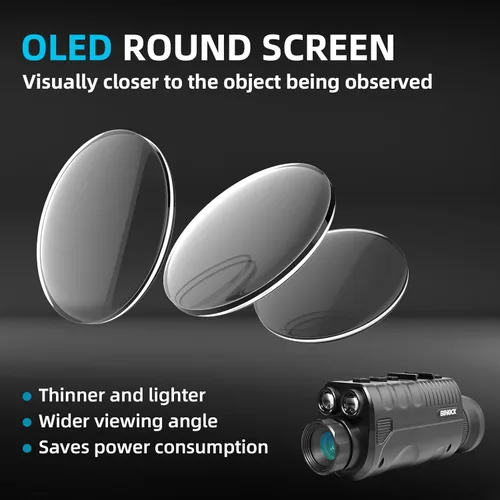 Miniatura 2 de BINOCK NVG40 Pro WiFi - Gafas de visión nocturna para adultos, montaje en casco, OLED, pantalla circular grande, visión nocturna, monocular, doble