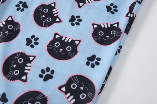 Miniatura 6 de Vopmocld Conjuntos de pijama de algodón de manga larga para niñas jóvenes, ropa de dormir y camisas